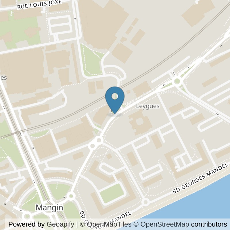 Map: location of Basic-Fit Nantes Rue Anatole de Monzie in Nantes