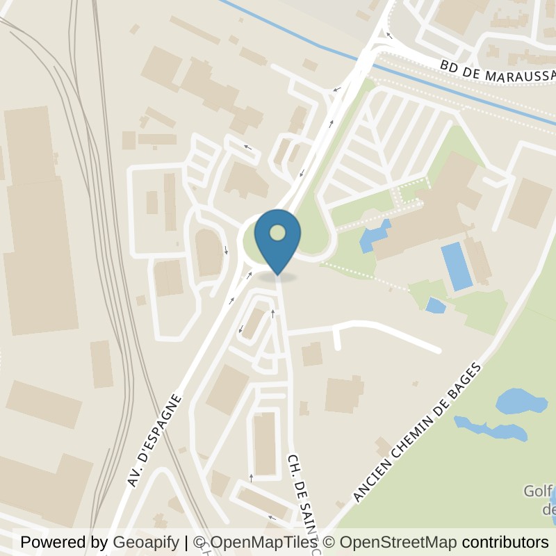 Map: location of Basic-Fit Narbonne Chemin de Saint-Crescent 24/7 in Narbonne