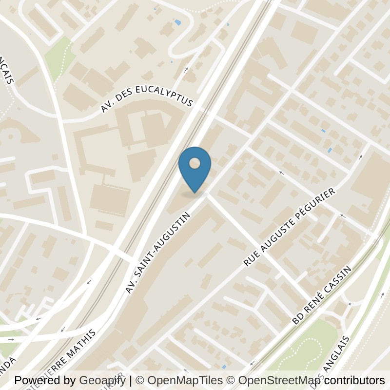 Map: location of Basic-Fit Nice Avenue Saint-Augustin in Nice