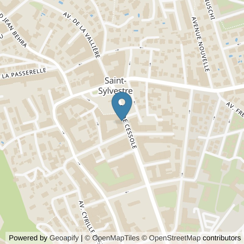 Map: location of Basic-Fit Nice boulevard de Cessole in Nice