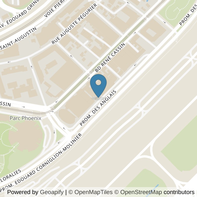 Map: location of Basic-Fit Nice Promenade des Anglais 385 24/7 in Nice