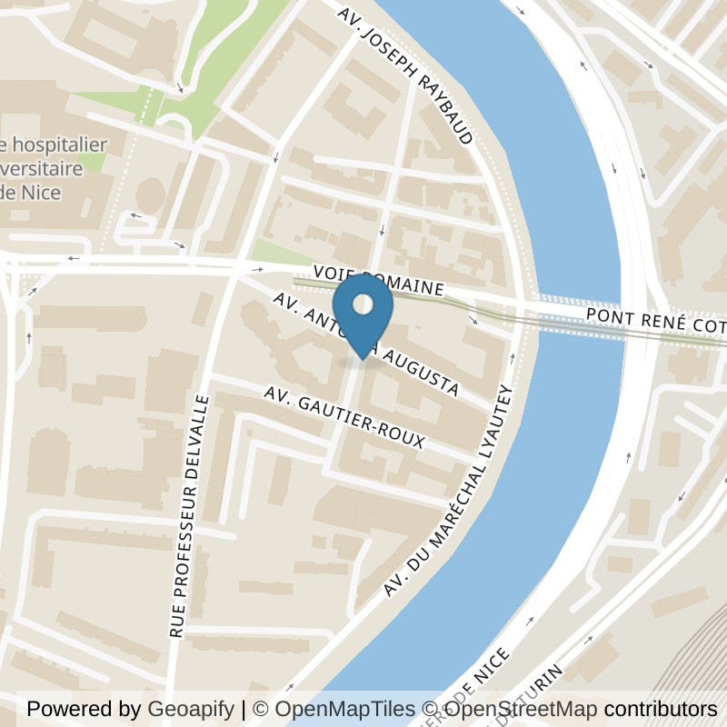 Map: location of Basic-Fit Nice Rue du Colonel Gassin 2 in Nice
