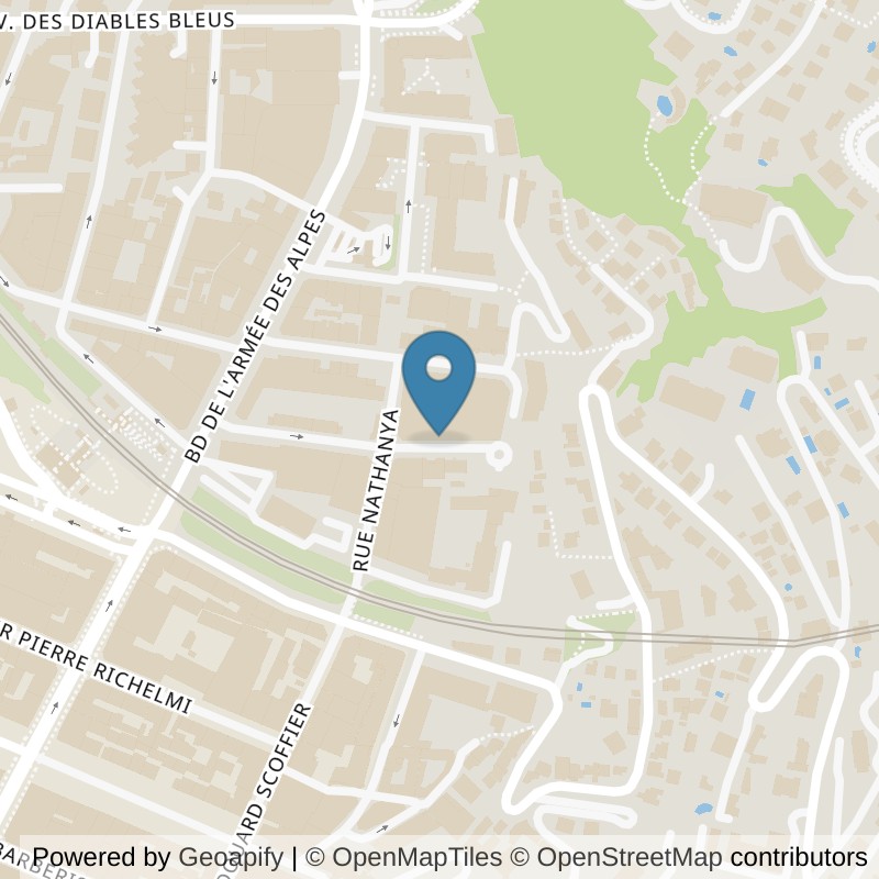Map: location of Basic-Fit Nice Rue Gustave Garaud in Nice