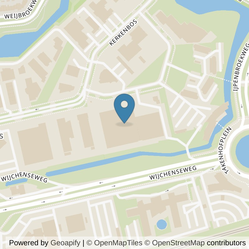 Map: location of Basic-Fit Nijmegen Kerkenbos 24/7 in Nijmegen