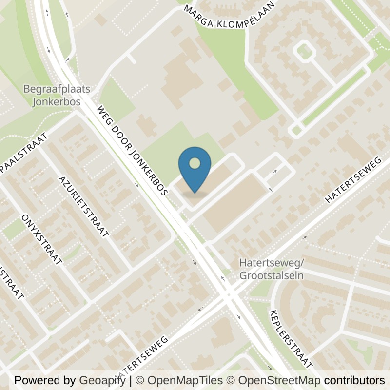 Map: location of Basic-Fit Nijmegen Weg door Jonkerbos 24/7 in Nijmegen