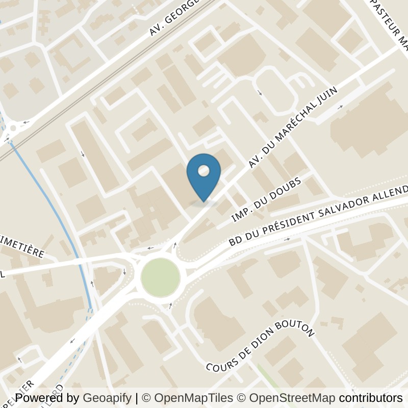 Map: location of Basic-Fit Nimes Avenue du Maréchal Juin 24/7 in Nimes