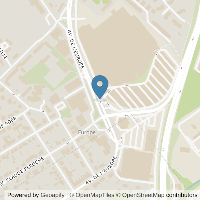 Map: location of Basic-Fit Nogent-sur-Oise Avenue de l’Europe in Nogent-sur-Oise