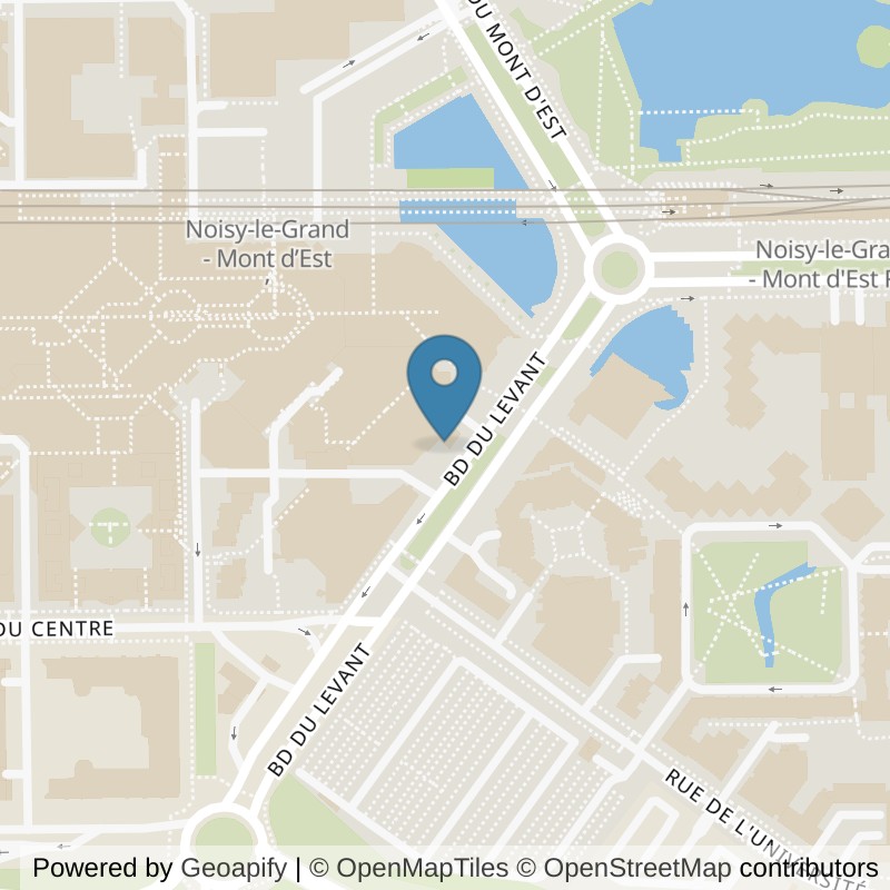 Map: location of Basic-Fit Noisy-le-Grand Boulevard du Levant 2 in Noisy-le-Grand
