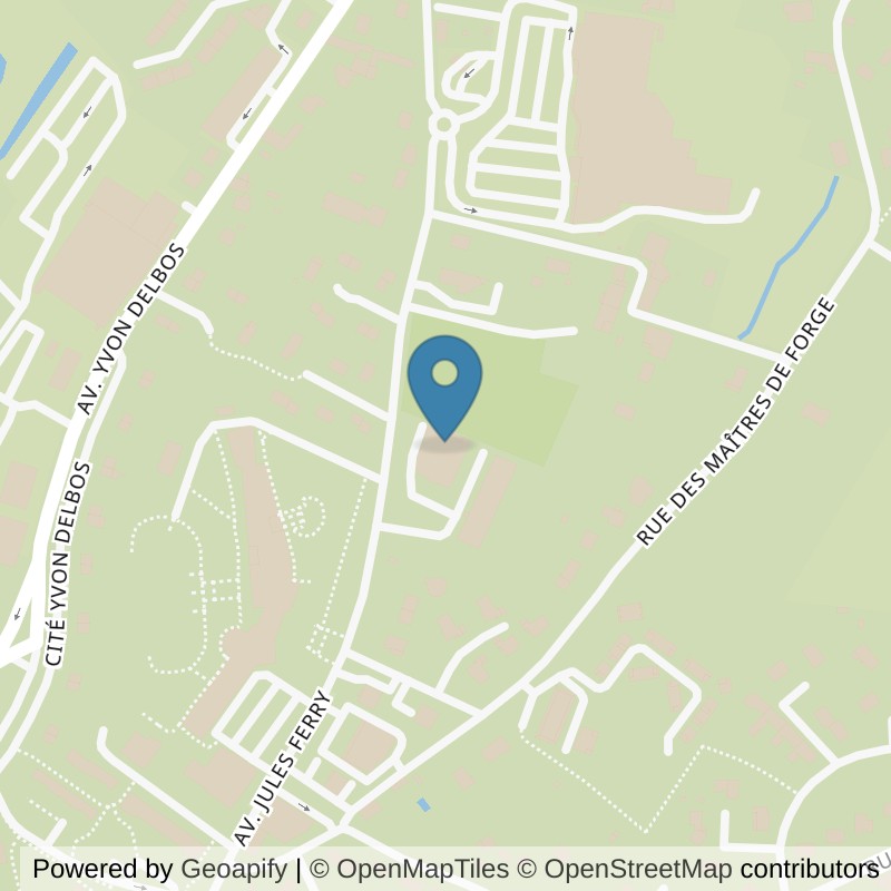 Map: location of Basic-Fit Nontron Avenue Jules Ferry in Nontron