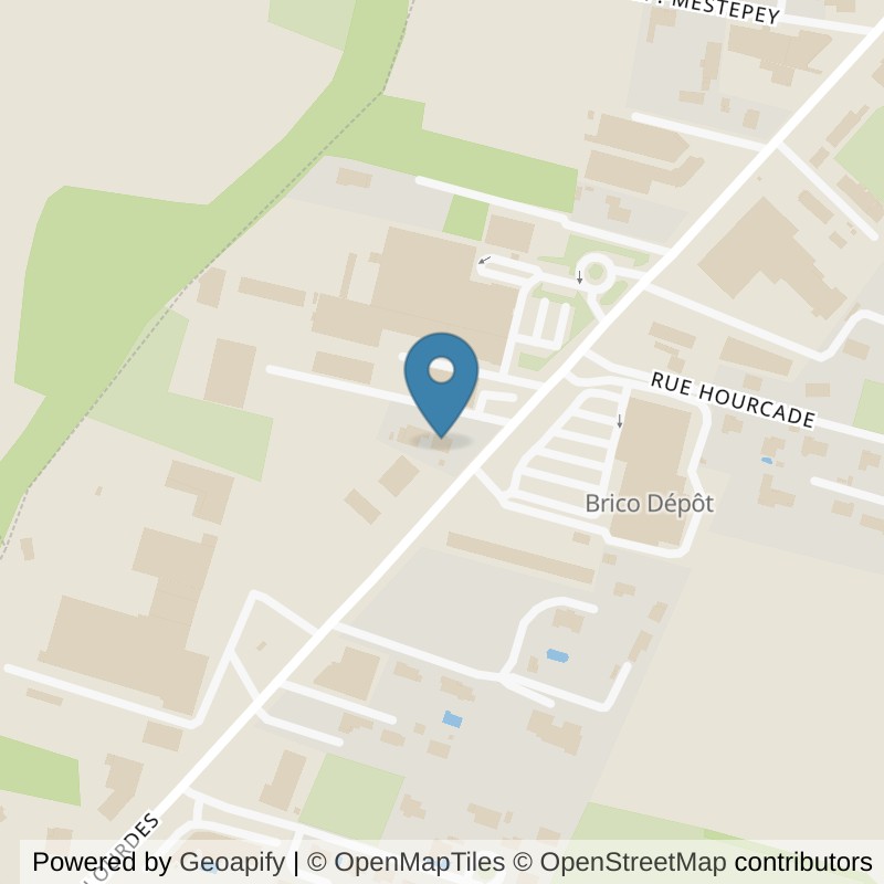 Map: location of Basic-Fit Odos Avenue de Lourdes in Odos