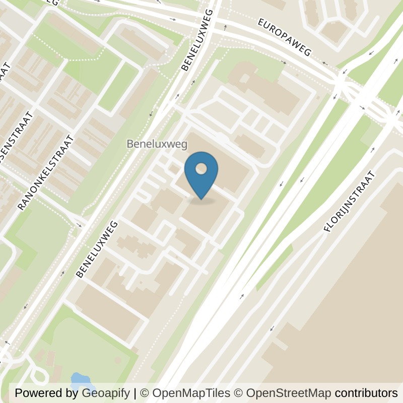 Map: location of Basic-Fit Oosterhout Beneluxweg 24/7 in Oosterhout
