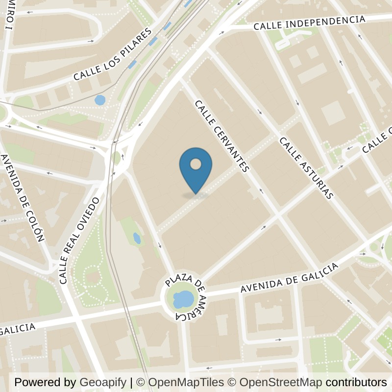 Map: location of Basic-Fit Calle Matemático Pedrayes 20 Oviedo in Oviedo