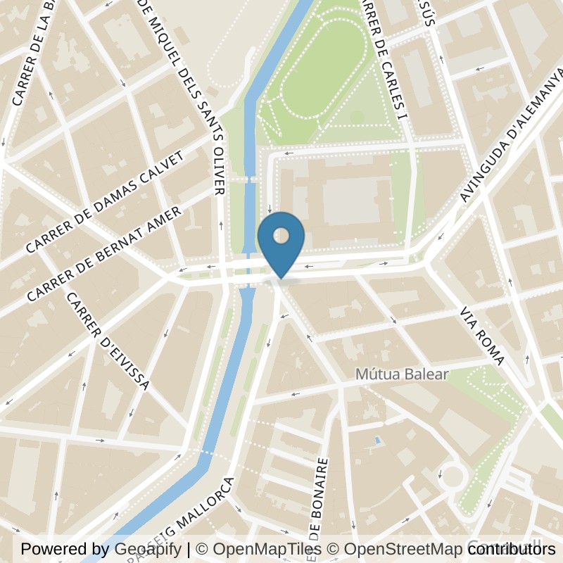 Map: location of Basic-Fit Avd. Portugal Palma de Mallorca in Palma de Mallorca