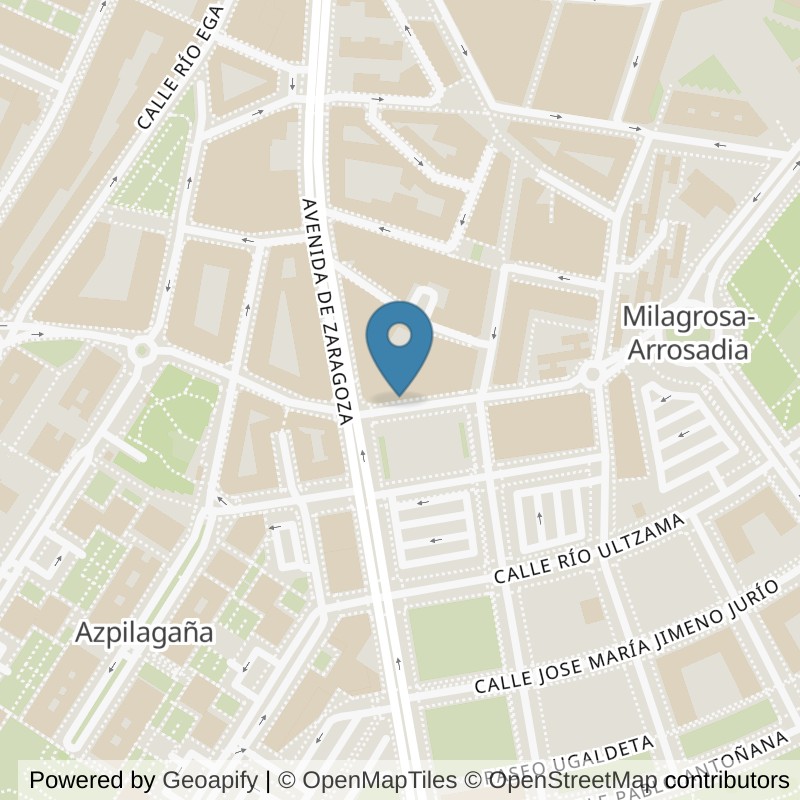 Map: location of Basic-Fit Calle del Río Queiles 3 Pamplona in Pamplona