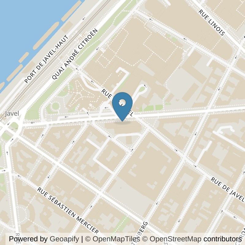 Map: location of Basic-Fit Paris Avenue Émile Zola in Paris
