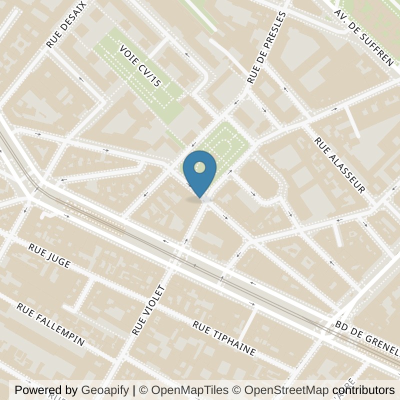Map: location of Basic-Fit Paris Place Dupleix 28 in Paris