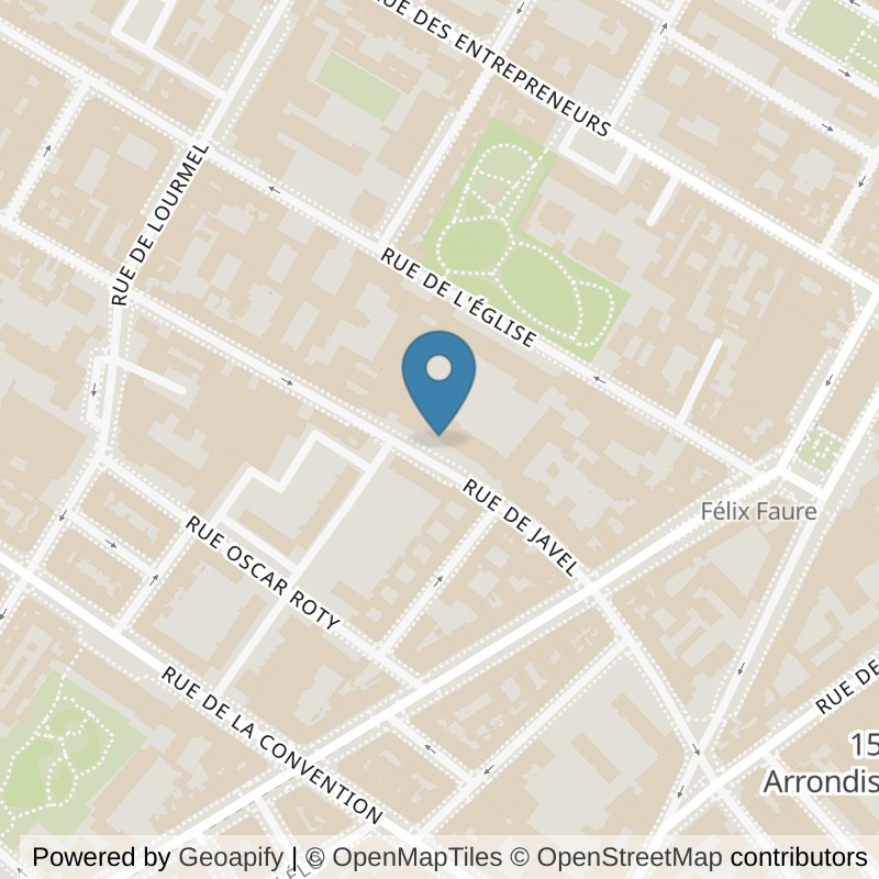 Map: location of Basic-Fit Paris Rue de Javel in Paris