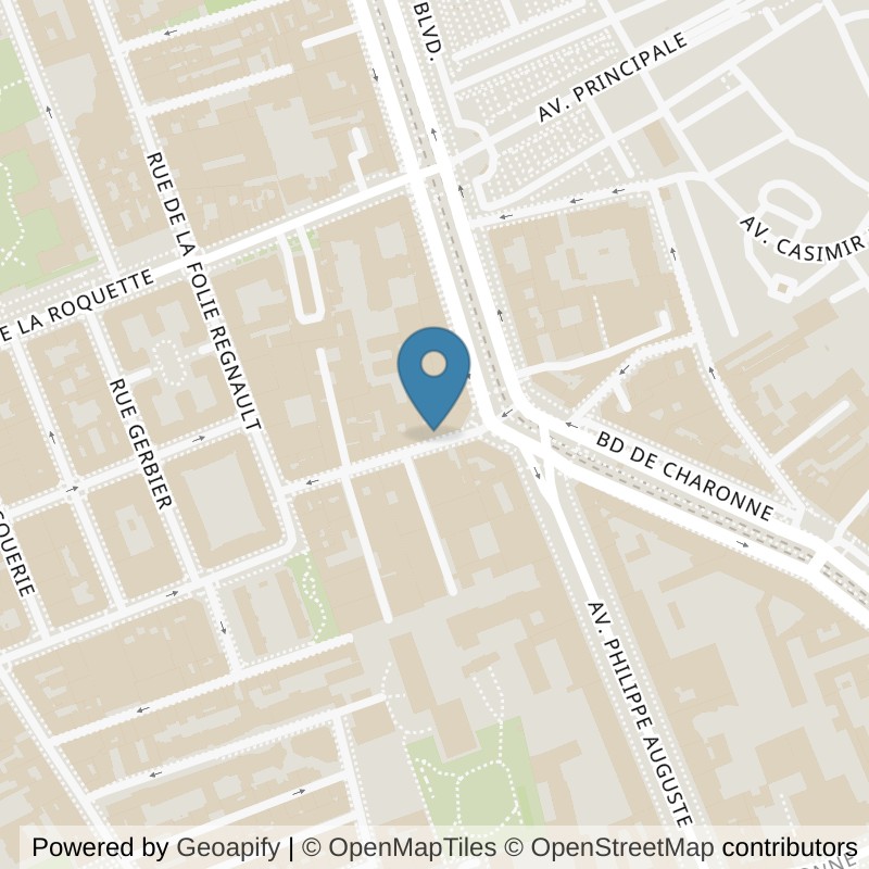 Map: location of Basic-Fit Paris et 19 Rue de Mont-Louis in Paris