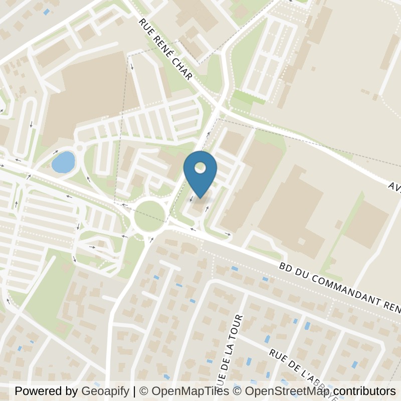 Map: location of Basic-Fit Pau Boulevard du Commandant René Mouchotte 24/7 in Pau