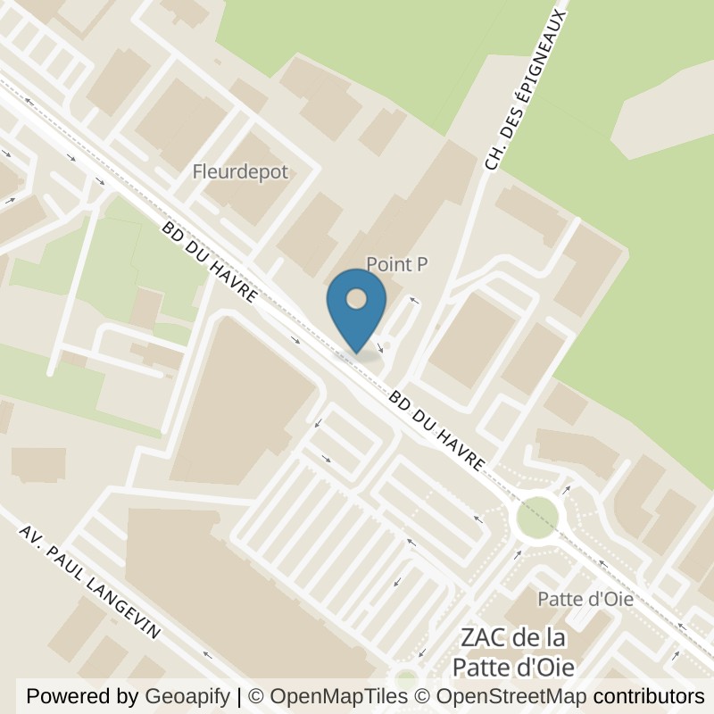 Map: location of Basic-Fit Pierrelaye Boulevard du Havre 24/7 in Pierrelaye