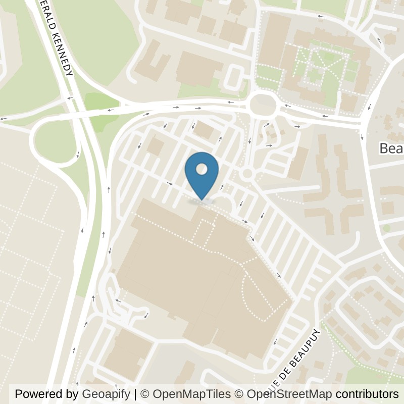 Map: location of Basic-Fit Poitiers Avenue de Lafayette in Poitiers