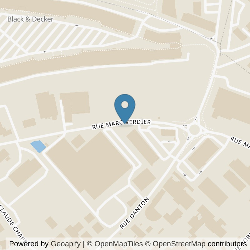 Map: location of Basic-Fit Pont-Sainte-Marie Rue Marc Verdier in Pont-Sainte-Marie
