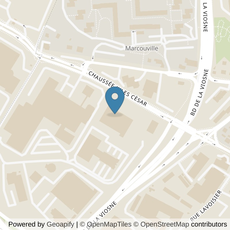 Map: location of Basic-Fit Pontoise Chaussée Jules César 24/7 in Pontoise