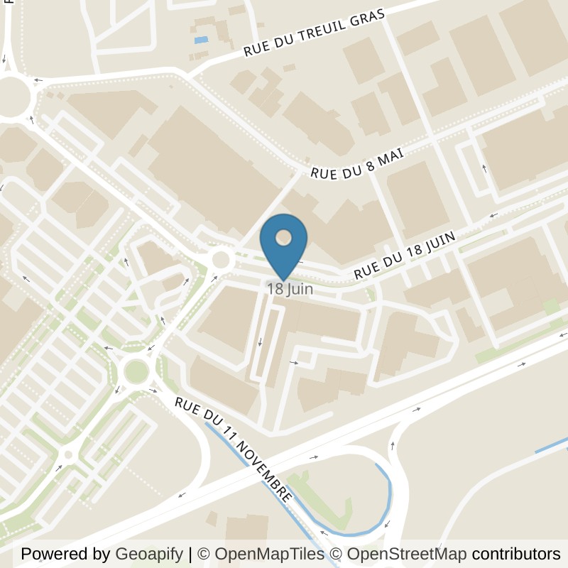 Map: location of Basic-Fit Puilboreau Rue du 18 juin 24/7 in Puilboreau
