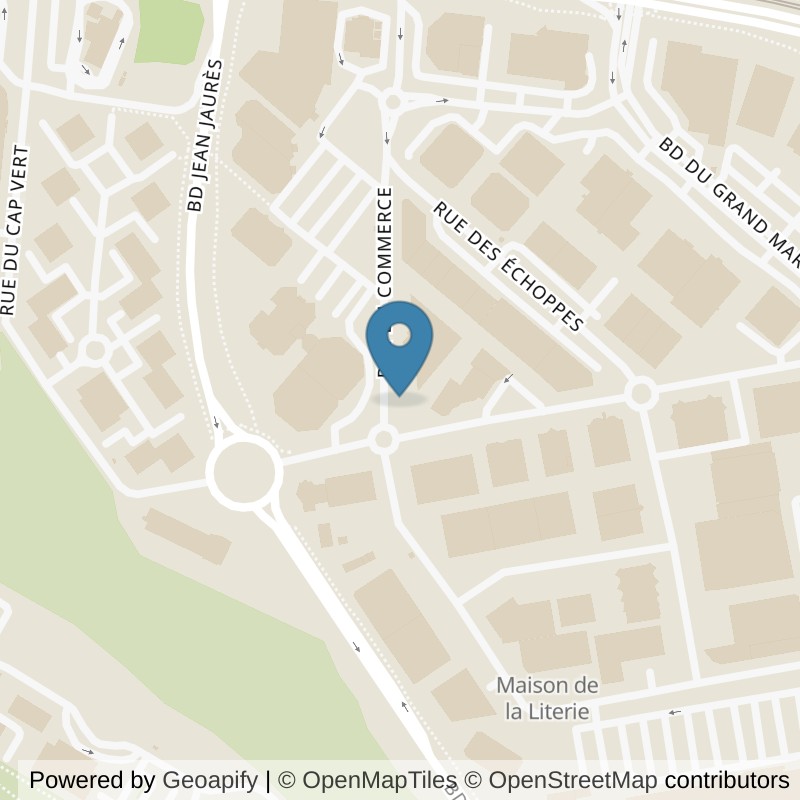 Map: location of Basic-Fit Quetigny Rue du Commerce 24/7 in Quetigny