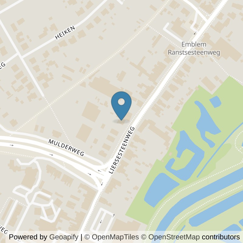 Map: location of Basic-Fit Lier Liersesteenweg 24/7 in Ranst