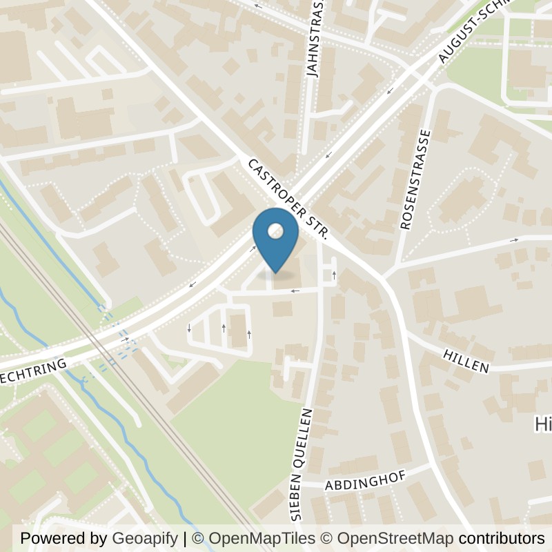 Map: location of Basic-Fit 24/7 in Recklinghausen