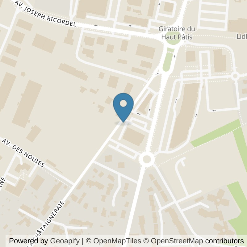 Map: location of Basic-Fit Redon Rue de la Châtaigneraie in Redon