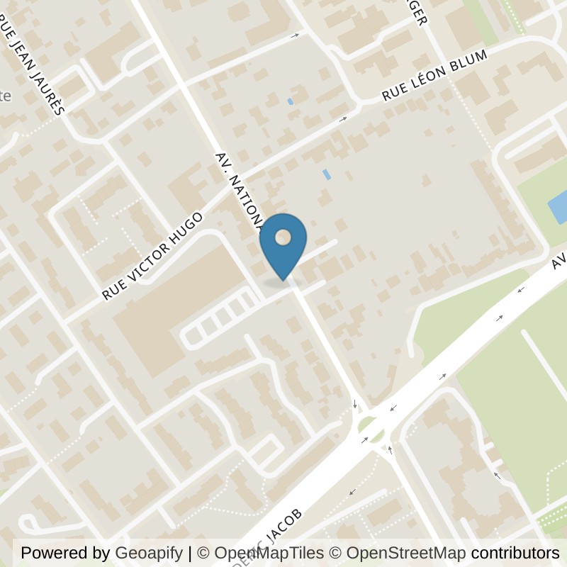 Map: location of Basic-Fit Reims Avenue Nationale in Reims