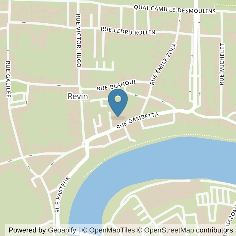 Map: location of Basic-Fit Revin Rue Gambetta in Revin