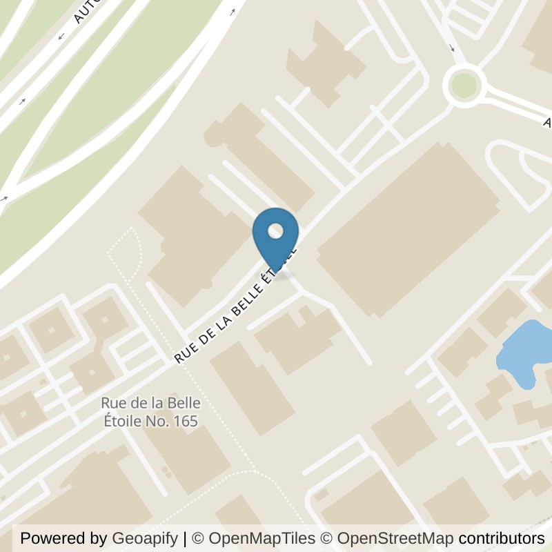 Map: location of Basic-Fit Roissy-en-France Rue de la Belle Étoile 24/7 in Roissy-en-France