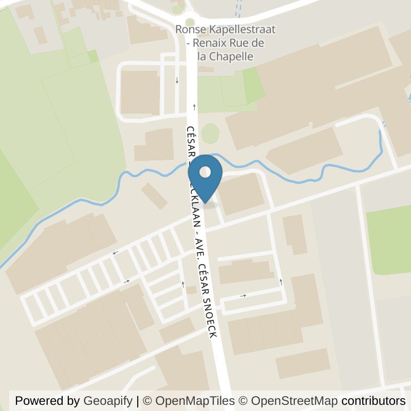 Map: location of Basic-Fit Ronse Cesar Snoecklaan 24/7 in Ronse