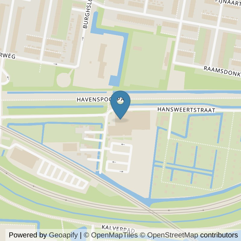 Map: location of Basic-Fit Rotterdam Dorpslaan 24/7 in Rotterdam
