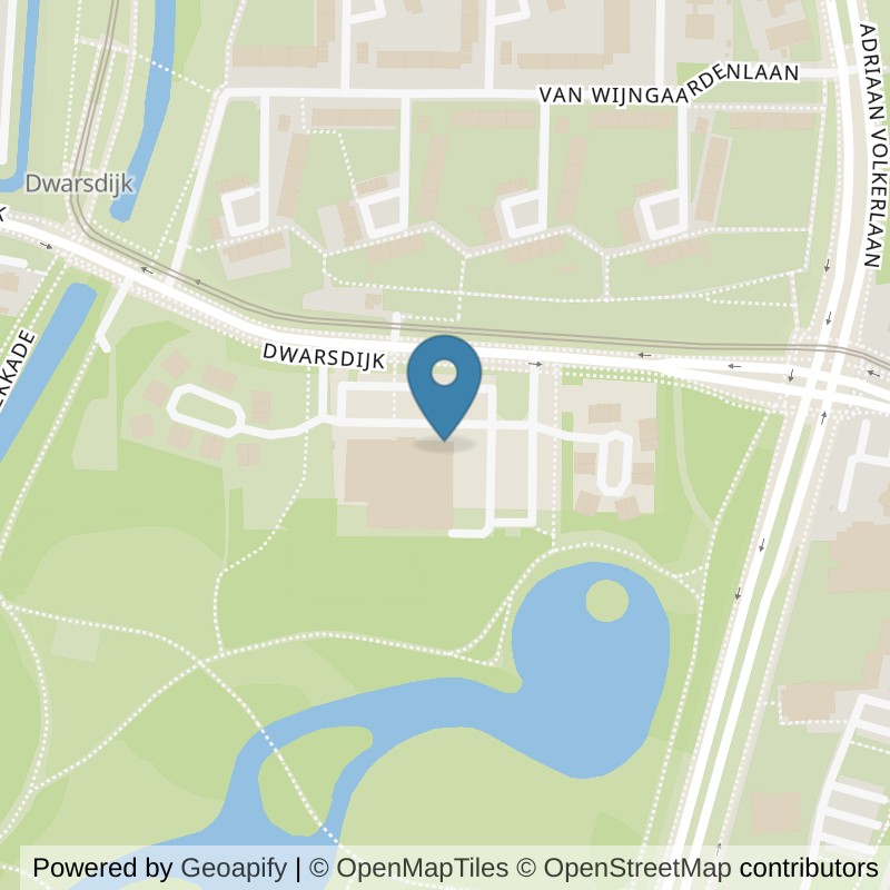 Map: location of Basic-Fit Rotterdam IJsselmonde Dwarsdijk 24/7 in Rotterdam