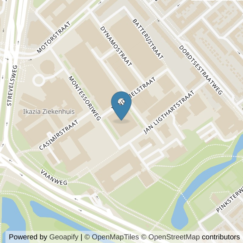 Map: location of Basic-Fit Rotterdam Jan Ligthartstraat 24/7 in Rotterdam