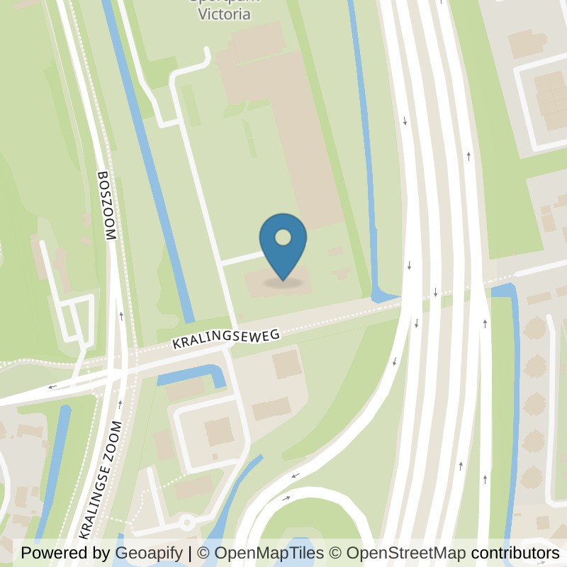 Map: location of Basic-Fit Rotterdam Kralingseweg 24/7 in Rotterdam