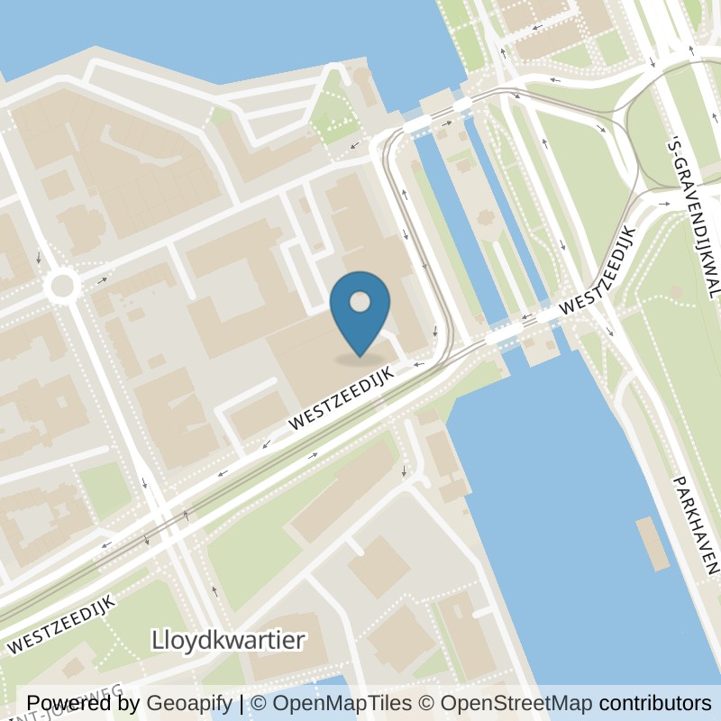 Map: location of Basic-Fit Rotterdam Westzeedijk in Rotterdam