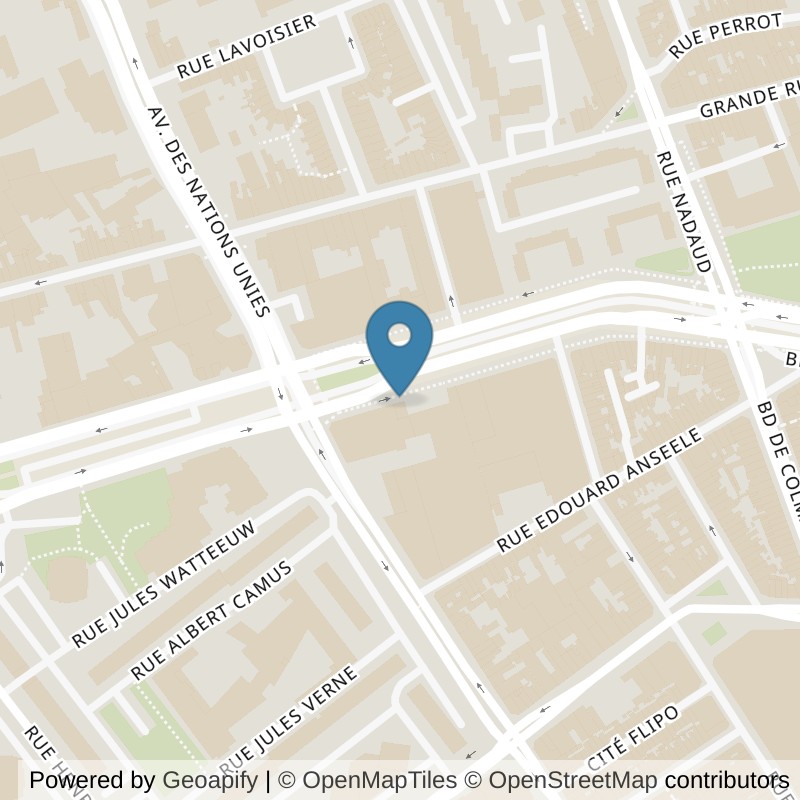 Map: location of Basic-Fit Roubaix Boulevard Gambetta 24/7 in Roubaix