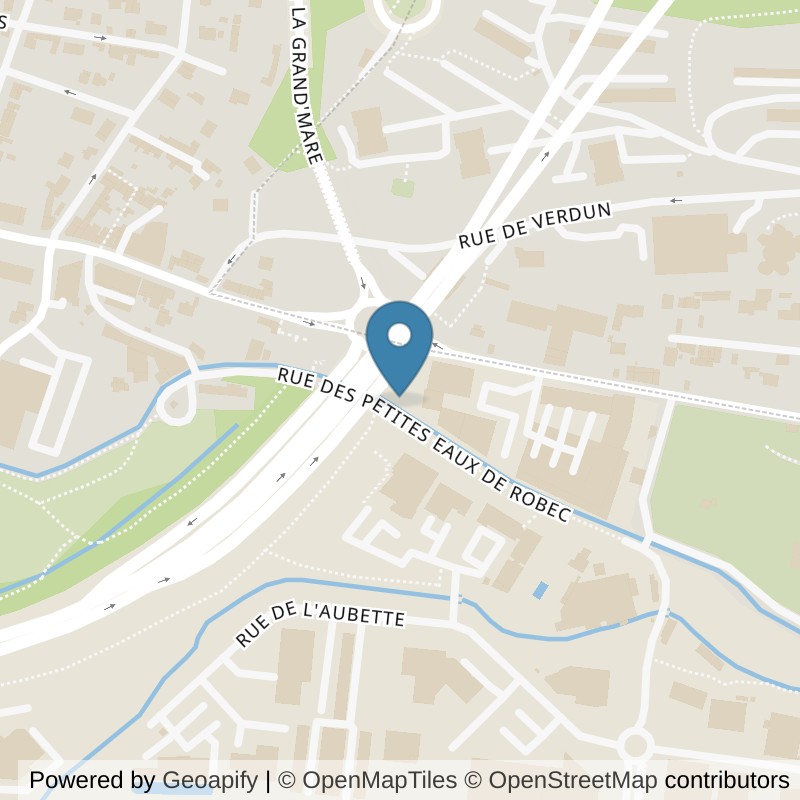 Map: location of Basic-Fit Rouen Route de Darnétal in Rouen