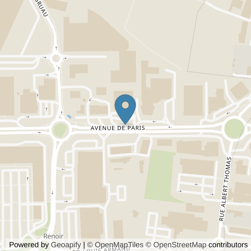 Map: location of Basic-Fit Saint-Berthevin Avenue de Paris in Saint-Berthevin