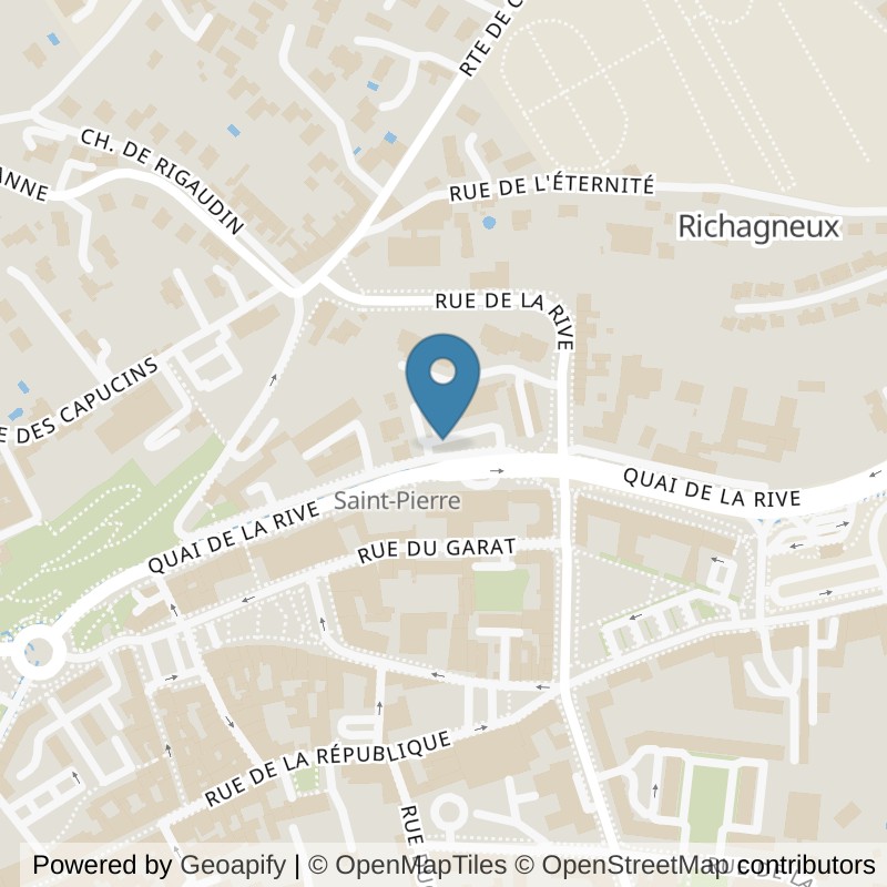 Map: location of Basic-Fit Saint-Chamond Quai de la Rive 24/7 in Saint-Chamond
