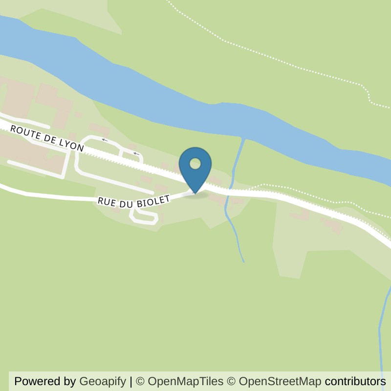 Map: location of Basic-Fit Saint-Claude Rue du Biolet in Saint-Claude