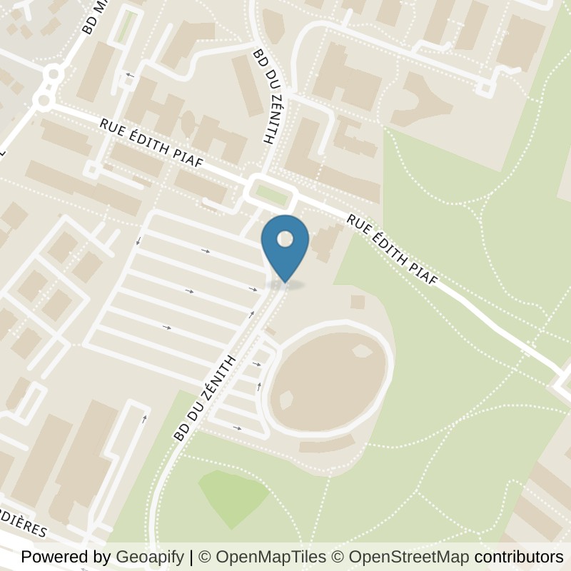 Map: location of Basic-Fit Saint-Herblain Centre commercial Atlantis, Boulevard Salvador Allende in Saint-Herblain