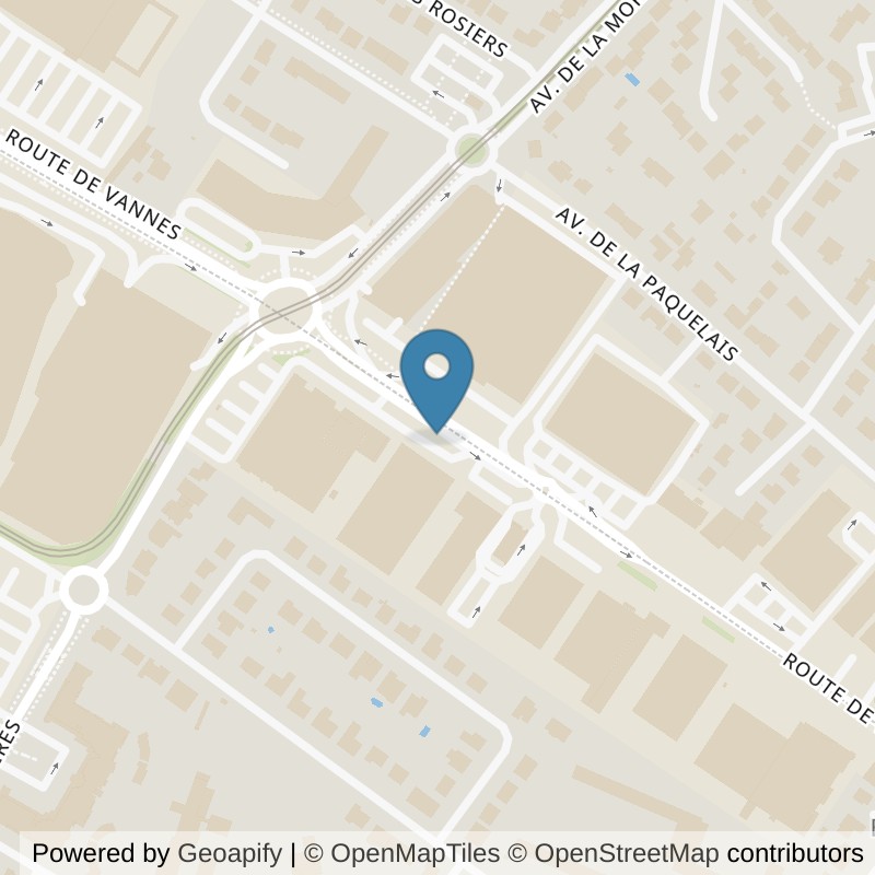 Map: location of Basic-Fit Saint-Herblain Route de Vannes 24/7 in Saint-Herblain