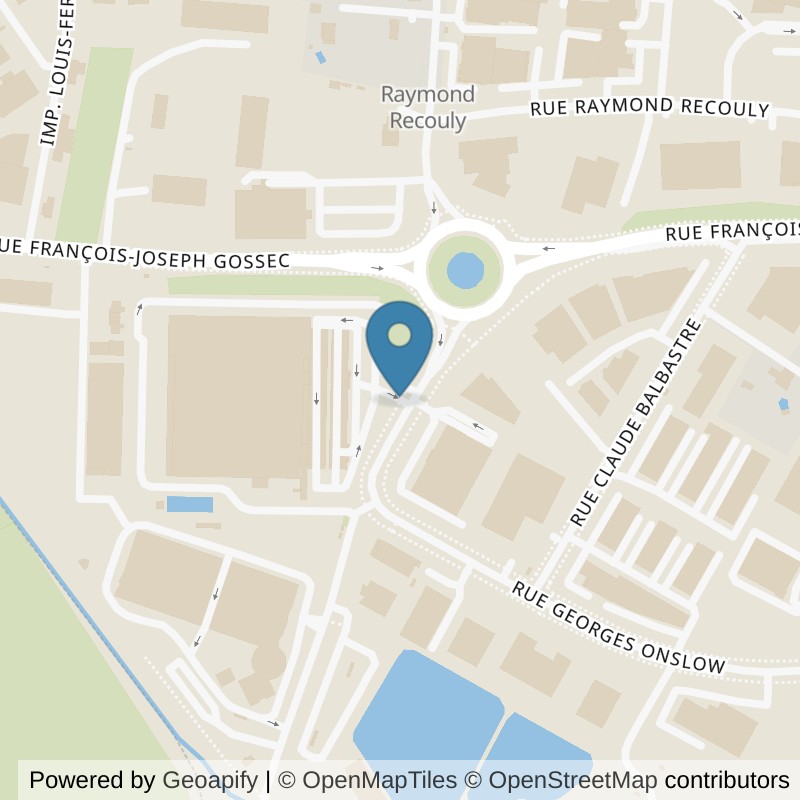 Map: location of Basic-Fit Montpellier Avenue Etienne Méhul in Montpellier