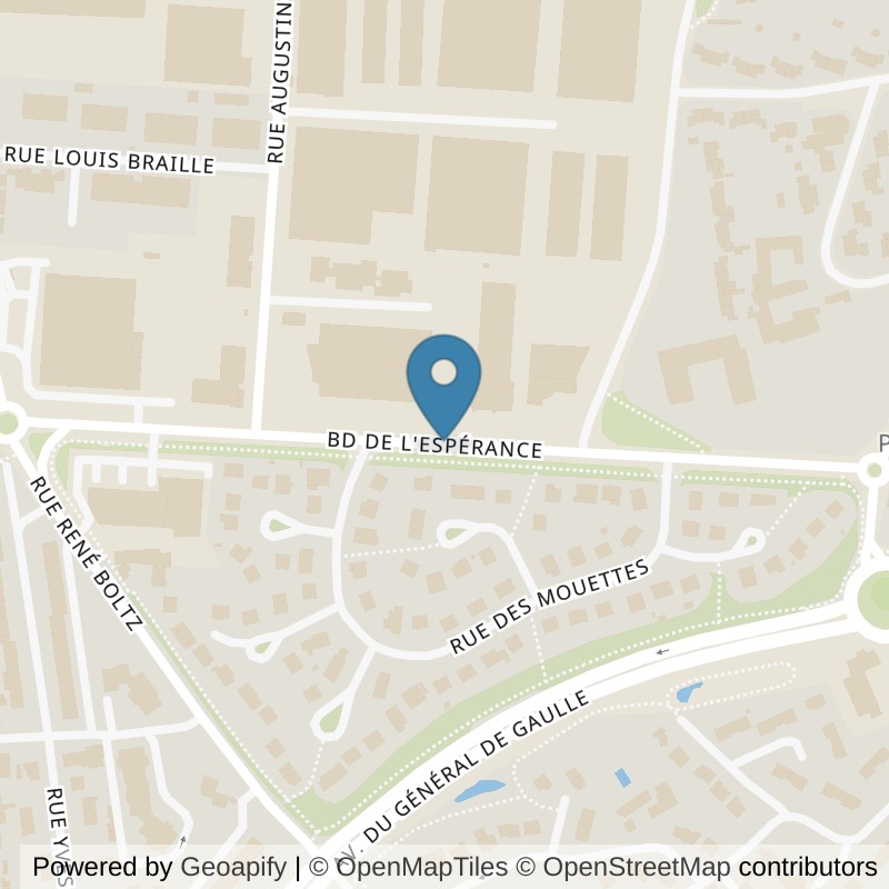 Map: location of Basic-Fit Saint-Malo Boulevard de l'Espérance in Saint-Malo